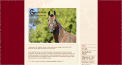 Desktop Screenshot of 4gquarterhorses.com